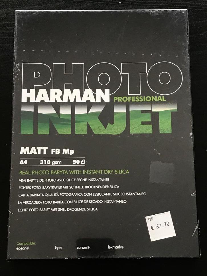 PHOTO HARMAN INKJET PRO - FOTO PAPIER, Audio, Tv en Foto, Fotografie | Fotopapier, Zo goed als nieuw, Ophalen