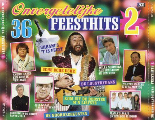 36 Onvergetelijke Feesthits (2CD), Cd's en Dvd's, Cd's | Nederlandstalig, Zo goed als nieuw, Ophalen of Verzenden