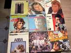 Collection de Vinyles originaux 45 tours Abba Brel Hallyday, Comme neuf, Enlèvement ou Envoi