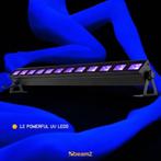 2 Blacklight - BeamZ BUV123 LED blacklight bar met 12x 3W UV, Verzenden, Nieuw, Licht, Kleur