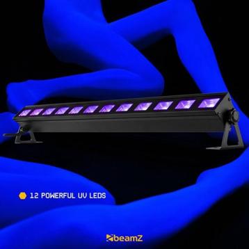2 Blacklight - BeamZ BUV123 LED blacklight bar met 12x 3W UV beschikbaar voor biedingen