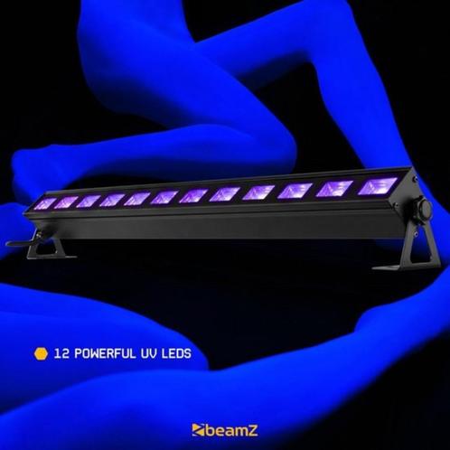 2 Blacklight - BeamZ BUV123 LED blacklight bar met 12x 3W UV, Muziek en Instrumenten, Licht en Laser, Nieuw, Licht, Kleur, Verzenden