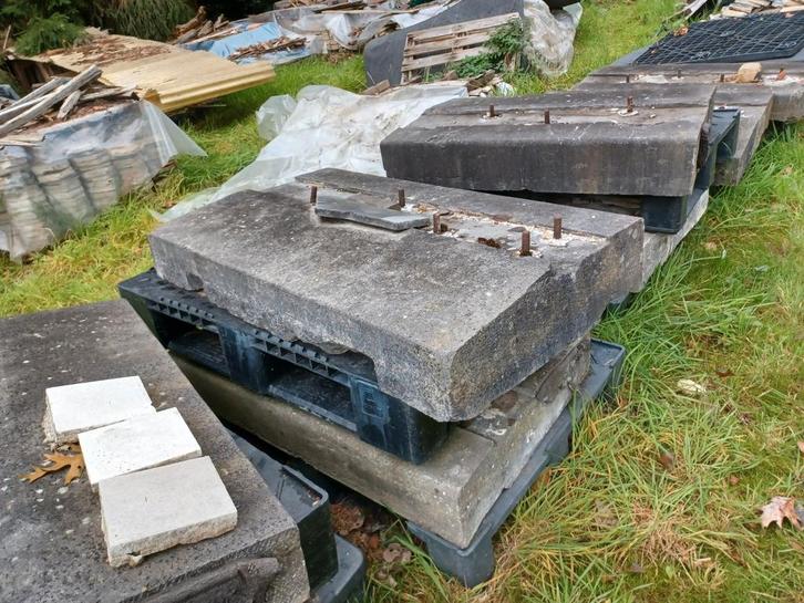 zware arduinen blokken, Tuin en Terras, Overige Tuin en Terras, Gebruikt, Ophalen