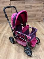Poussette pour 2 bébés, Ophalen of Verzenden, Zo goed als nieuw