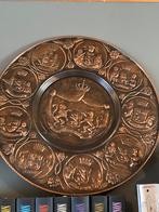 Oud koperen dienblad. 9 provincies, Antiek en Kunst, Koper