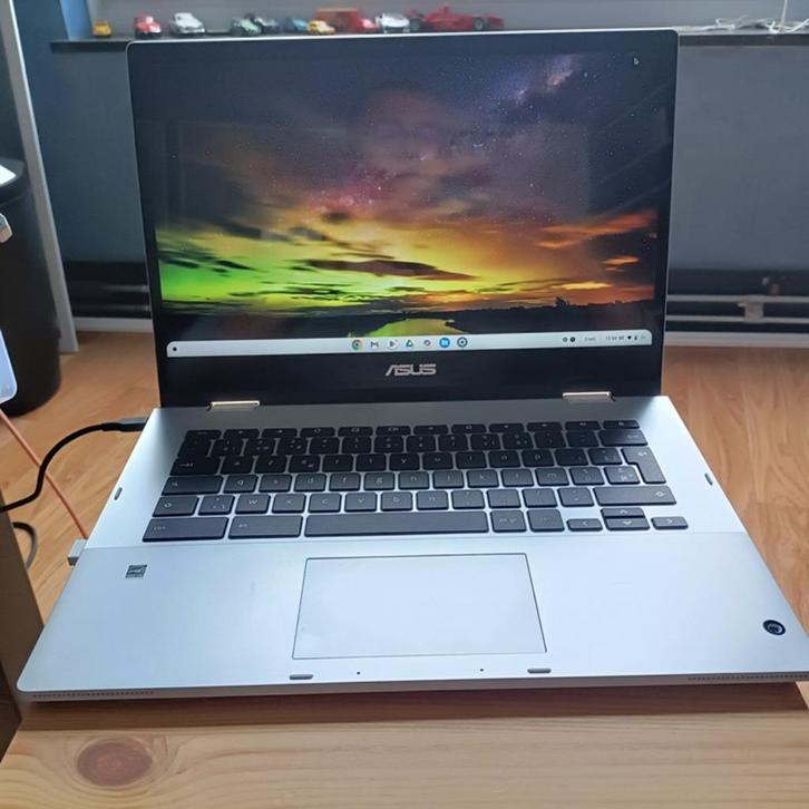 PC ChromeBook réversible à 180 comme une tablette, Computers en Software, Chromebooks, Zo goed als nieuw, 14 inch, Azerty, Touchscreen