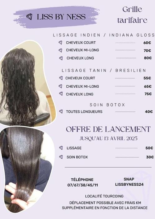 Lissage et soins botox, Handtassen en Accessoires, Uiterlijk | Haarverzorging, Nieuw, Haarverzorger of -hersteller, Ophalen of Verzenden