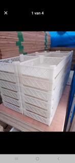Plastic kratten, stapelbaar. 50x37x12cm, Doe-het-zelf en Bouw, Kratten en Dozen, Ophalen, Gebruikt