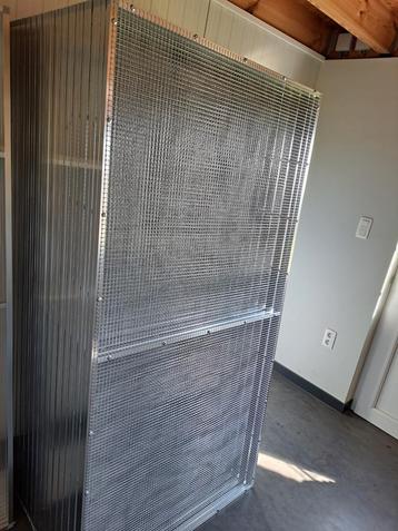 15  ALUMINIUM VOLIERE-PANELEN .  ( NIEUW ) beschikbaar voor biedingen
