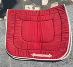 Tapis de selle pour cheval et poney réversible grège /rouge, Enlèvement ou Envoi, Utilisé