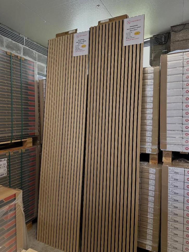 Akoestische wandpanelen, Doe-het-zelf en Bouw, Platen en Panelen, Nieuw, Hout, 20 tot 50 mm, Ophalen of Verzenden