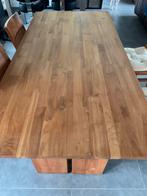 Eettafel teak + 4 stoelen, Enlèvement, Comme neuf