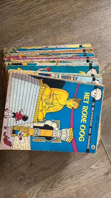 21 oude zwart wit jommeke strips beschikbaar voor biedingen