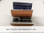 Asbak gekleurd Mercedes W107 R107 blauw beige bruin, Auto-onderdelen, Interieur en Bekleding, Ophalen of Verzenden, Gebruikt, Mercedes-Benz