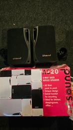 Artsound AS20 - 3 weg basreflex speakertjes, Audio, Tv en Foto, Luidsprekerboxen, Overige merken, Ophalen of Verzenden, Zo goed als nieuw