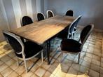 Eettafel met 8 stoelen, Huis en Inrichting, Ophalen of Verzenden, Gebruikt