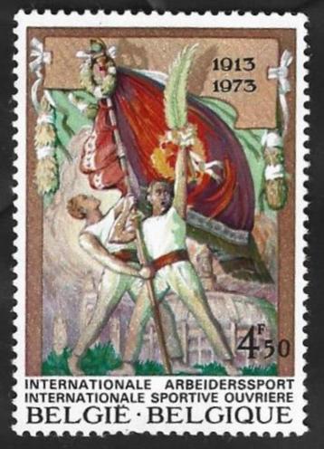 1 Postzegel België 1973 Arbeiderssportvereniging beschikbaar voor biedingen