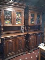 2 Prachtige Engelse Antieke Kasten Perfecte Staat + Spiegel, Antiek en Kunst, Antiek | Meubels | Kasten, Ophalen