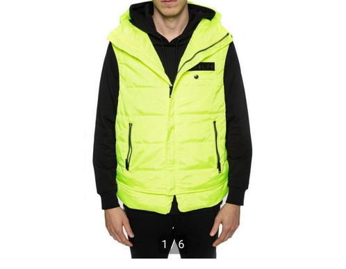 DIESEL gewatteerd vest bodywarmer capuchon Sun Gilet 180£, Kleding | Heren, Bodywarmers, Nieuw, Maat 52/54 (L), Ophalen of Verzenden