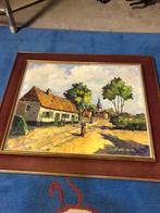 Peinture armand lacour, Antiek en Kunst, Kunst | Schilderijen | Klassiek, Ophalen of Verzenden