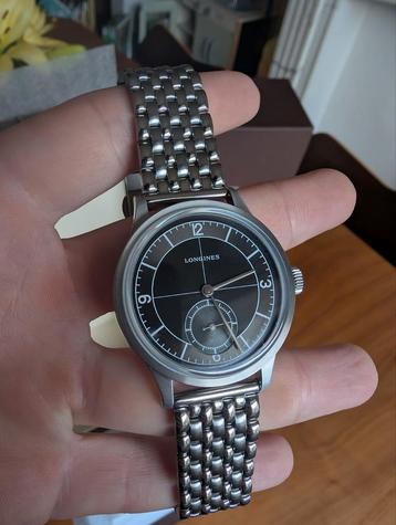 Longines Heritage Classic Sector Dial BLACK  beschikbaar voor biedingen