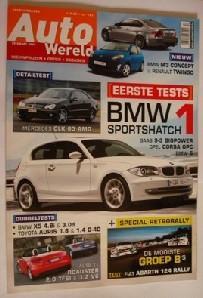 AutoWereld 191 Mercedes CLK 63 AMG/Group B Rally/Audi TT Roa, Boeken, Auto's | Folders en Tijdschriften, Gelezen, Algemeen, Verzenden