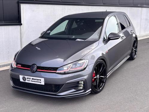 VW GOLF GTI 7,5 PERFORMANCE, Auto's, Volkswagen, Bedrijf, Golf, Sportstoelen, Benzine, Euro 6, 5 deurs, Automaat, Grijs, Leder