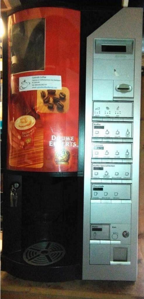 Koffie- en chocomelkautomaat Wittenbord 7100, Douwe Egberts, Verzamelen, Automaten | Overige, Zo goed als nieuw, Ophalen
