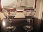 Westmalle trappist glazen, Comme neuf, Enlèvement ou Envoi, Verre à bière