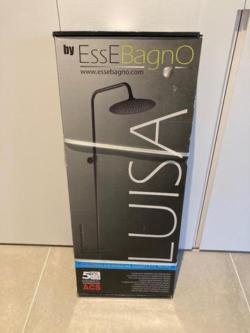 Opbouwregendouche EsseBagno Luisa mat zwart beschikbaar voor biedingen