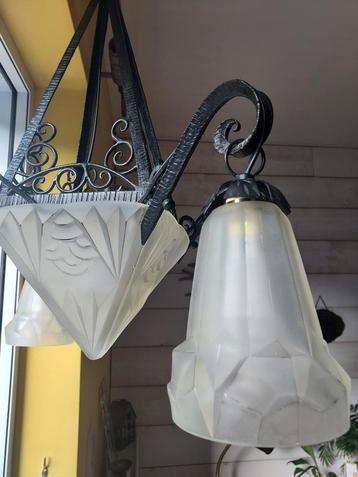 Lustre art déco DEGUÉ, Enlèvement