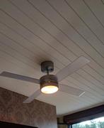 Plafond ventilator/lamp met afstandsbediening, Elektronische apparatuur, Ventilatoren, Gebruikt, Plafondventilator, Ophalen, Ventilator met afstandsbediening
