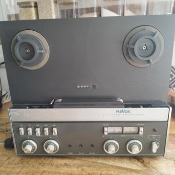 Revox A77 stereo taperecorder disponible aux enchères