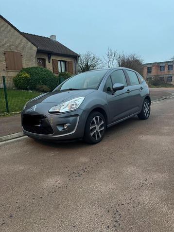 C3 1.4hdi, Auto's, Zwart, Leder, 5 deurs, Particulier