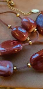 Long collier perlé avec cordon en mousse, Enlèvement ou Envoi, Neuf