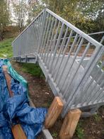 trap trappen ijzer metal hout gegalvaniseerde brdes, Doe-het-zelf en Bouw, Ladders en Trappen, Ophalen of Verzenden, Trap