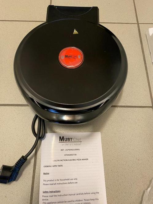 Pizza Maker Must Chef, Elektronische apparatuur, Ovens, Nieuw, Vrijstaand, Oven, Minder dan 45 cm, Ophalen of Verzenden