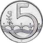 République tchèque 5 korun, 1993, Timbres & Monnaies, Monnaies | Europe | Monnaies non-euro, Enlèvement ou Envoi, Monnaie en vrac