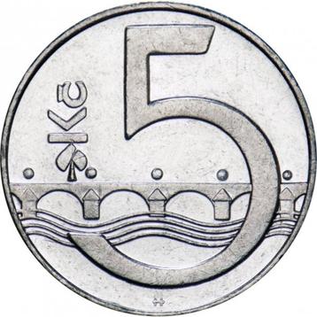 République tchèque 5 korun, 1993