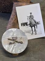 WWII US sweetheart powderbox + picture, Ophalen