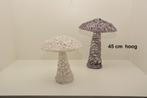 2 grote rieten paddenstoelen decoratie, Ophalen of Verzenden, Zo goed als nieuw