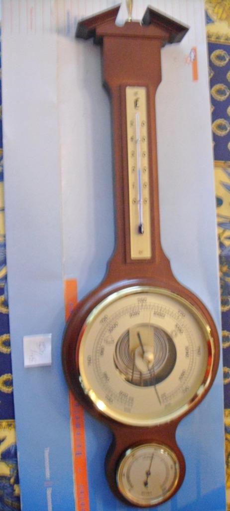 Station météo Thermo/Baro/Hygromètre Möller-Therm 50X16 cm, Audio, Tv en Foto, Weerstations en Barometers, Nieuw, Weerstation