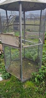 Grote inoxen vogelkooi, Tuin en Terras, Ophalen