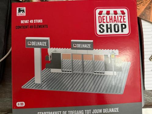 Delhaize shop lego, bevat 49 elementen, NIEUW, Hobby en Vrije tijd, Overige Hobby en Vrije tijd, Nieuw, Ophalen