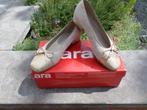 Ballerinaschoenen goudbeige taupe taupe strikjes 37 meisjes, Beige, Ara, Gedragen, Ballerina's