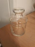 glazen pot met deksel, Antiek en Kunst, Ophalen of Verzenden