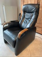 Relax fauteuil zetel leder Hukla, Huis en Inrichting, Ophalen, Gebruikt, Minder dan 75 cm, Leer