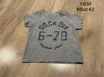 Grijze t-shirt (H&M, maat 62), Kinderen en Baby's, Babykleding | Maat 62, Ophalen of Verzenden, Zo goed als nieuw