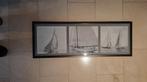 Mooie fotokader 100 x 34 cm thema zeilboten, Ophalen of Verzenden, Zo goed als nieuw