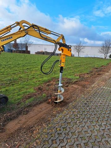 CW05 grondboorunit voor minigraver beschikbaar voor biedingen